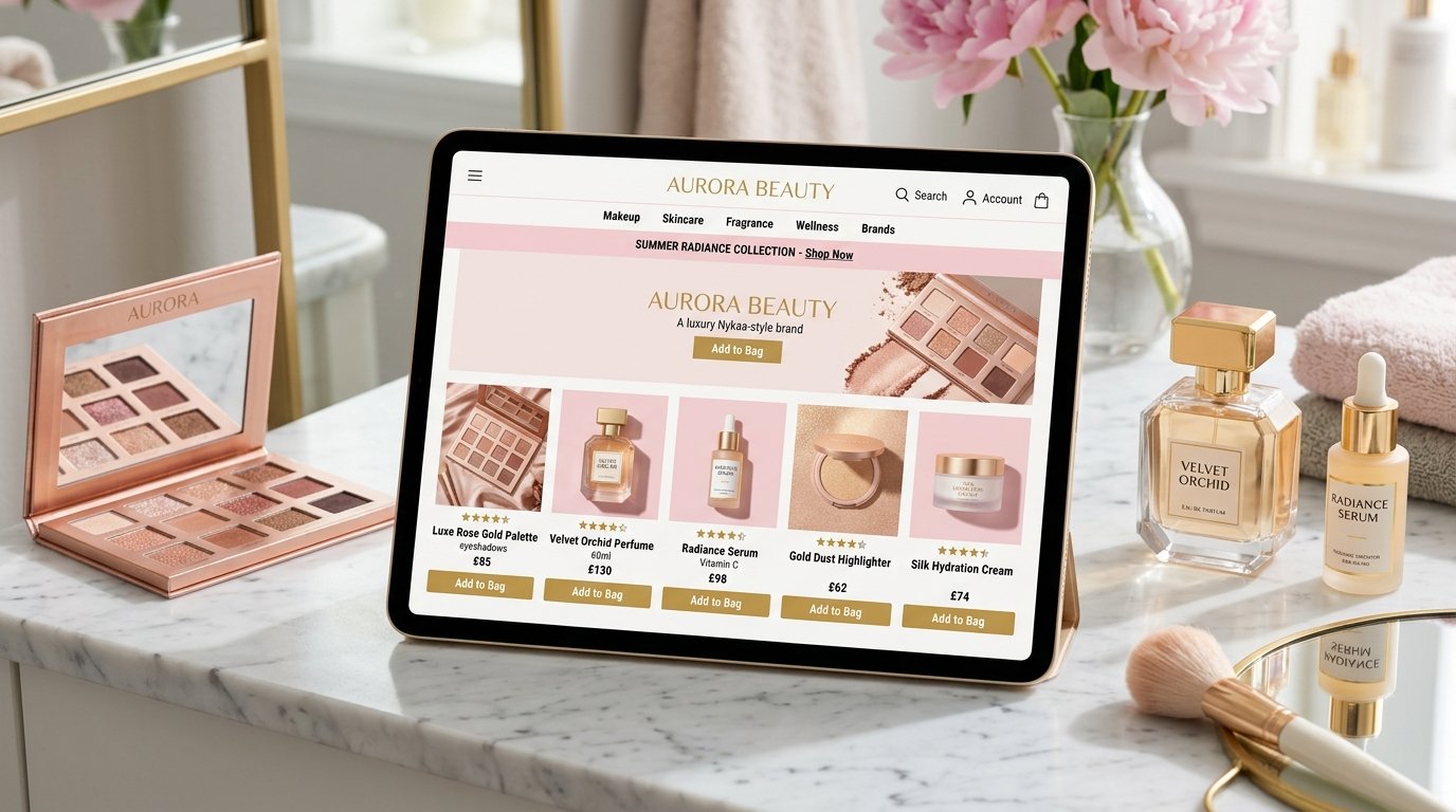 NykaDemo Glam Pink Beauty Theme